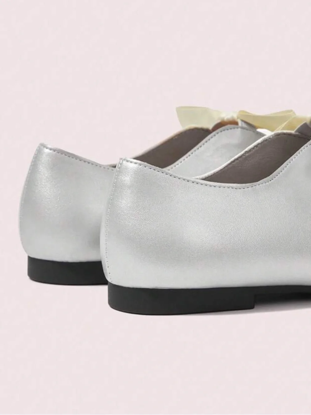 Ballet Flats with Ribbon Details